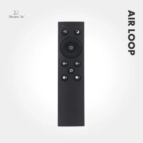 Wentylator bezłopatkowy AirLoop | HEPA, 8 prędkości, 67 cm | Szary