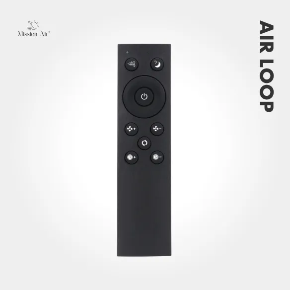 Wentylator bezłopatkowy AirLoop | HEPA, 8 prędkości, 67 cm | Szary