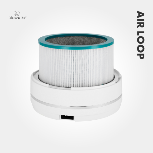 AirLoop Bladeless Fan | HEPA, 8 Speeds, 67 cm, White