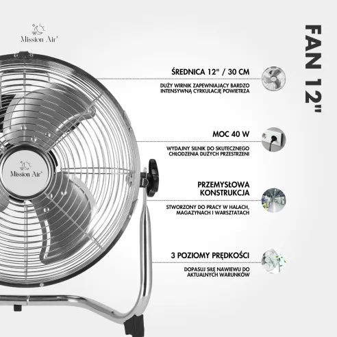 FAN 12″ Industrial Fan