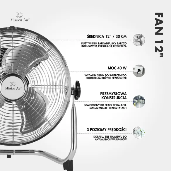 FAN 12″ Industrial Fan