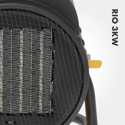Elektryczna nagrzewnica powietrza RIO PTC 3000 W | Kompaktowa