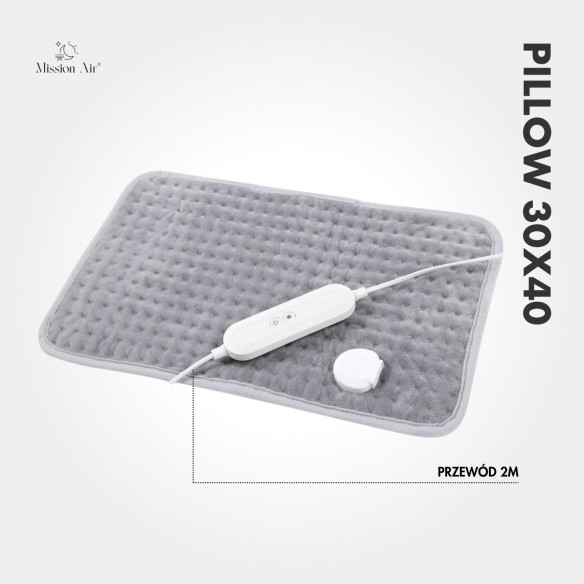 Poduszka grzewcza PILLOW 30×40 cm | Elektryczna, miękka