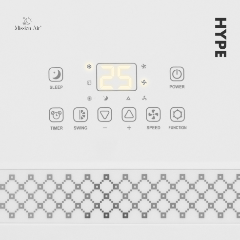 Klimatyzator przenośny HYPE 4 kW WiFi | 4w1 do 45 m²