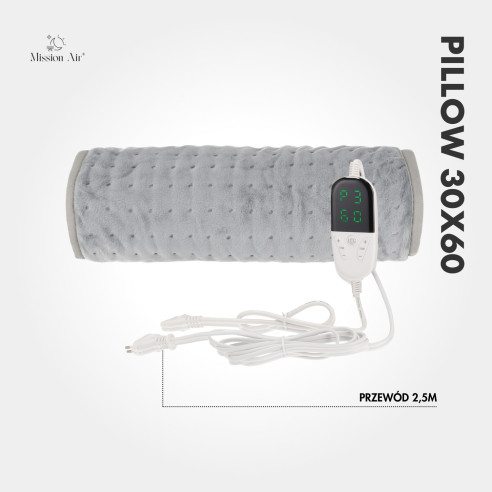 Poduszka grzewcza PILLOW 30×60 cm | Elektryczna, na plecy