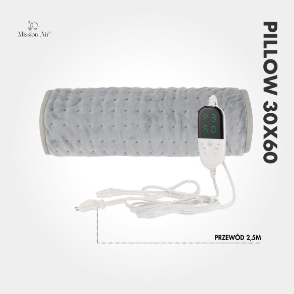 Poduszka grzewcza PILLOW 30×60 cm | Elektryczna, na plecy