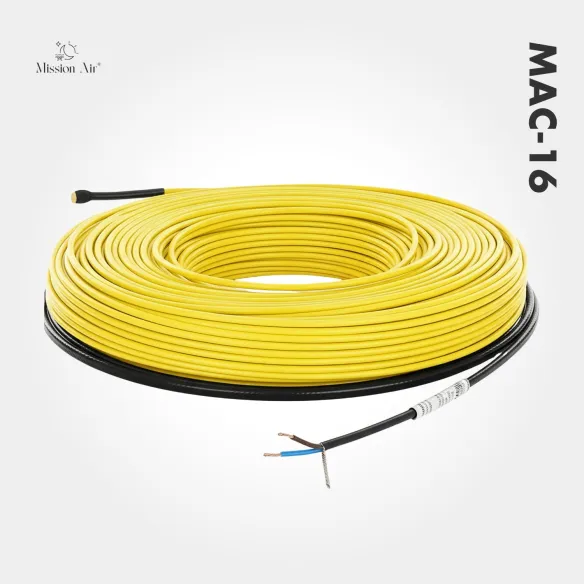 Przewód grzewczy MAC-16 | 16 W/mb, długość 7,5–154 m, wewnętrzny