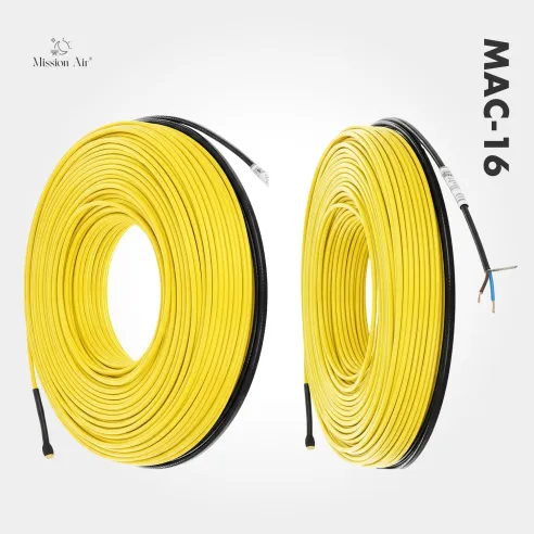 Przewód grzewczy MAC-16 | 16 W/mb, długość 7,5–154 m, wewnętrzny