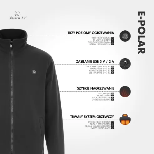 E-POLAR Heated Fleece | USB Powered, Men’s & Women’s