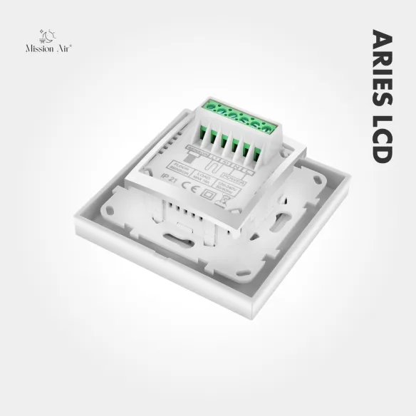 ARIES LCD Room Temperature Controller | White