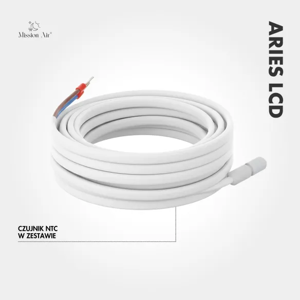 ARIES LCD Room Temperature Controller | White