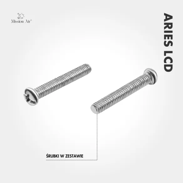 Regulator temperatury ARIES LCD pokojowy | Biały