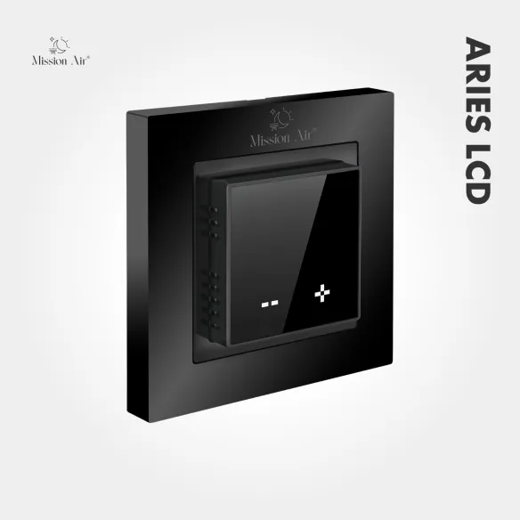 ARIES LCD Room Temperature Controller | Black
