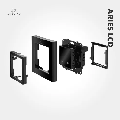 ARIES LCD Room Temperature Controller | Black