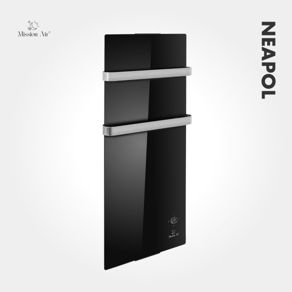 NEAPOL 1200 W Convector Heater | Glass Panel, WiFi, Black