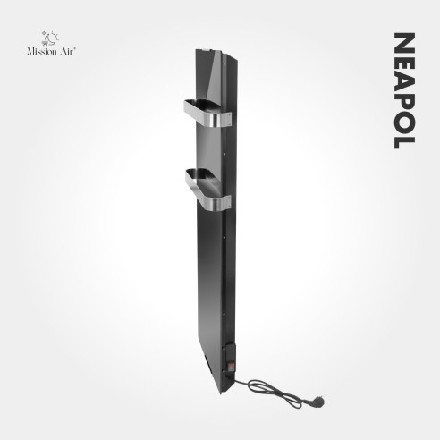 NEAPOL 1200 W Convector Heater | Glass Panel, WiFi, Black