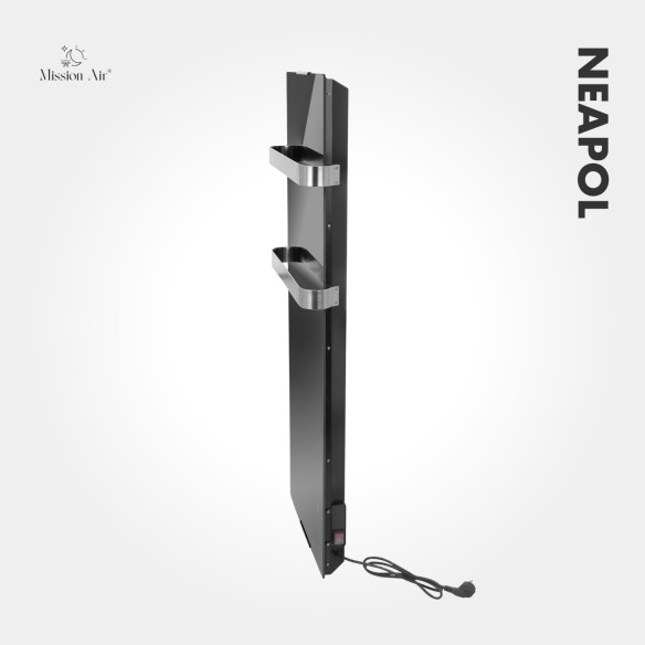 NEAPOL 1200 W Convector Heater | Glass Panel, WiFi, Black