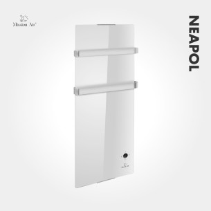 Grzejnik konwektorowy NEAPOL 1200 W | Szklany panel, WiFi, Biały 2