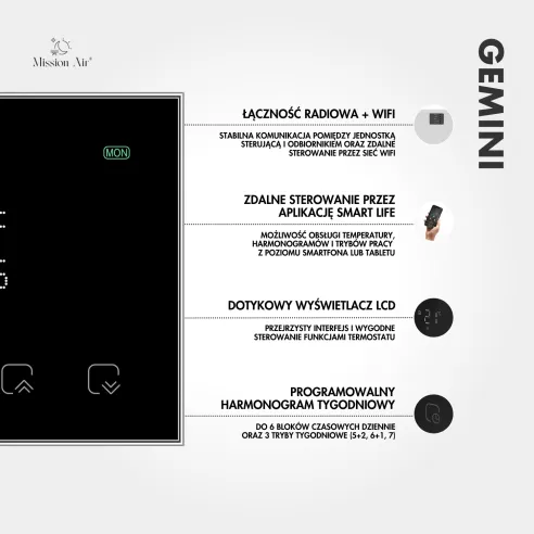 GEMINI WiFi Radio Temperature Controller | Black