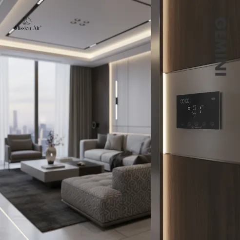 Regulator temperatury GEMINI WiFi radiowy | Czarny