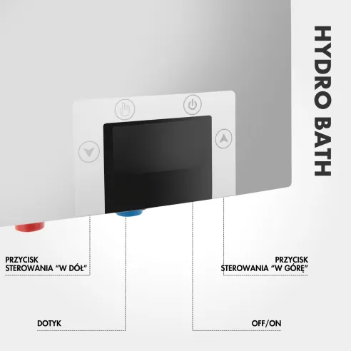 Podgrzewacz wody HYDRO BATH 12 kW | Elektryczny, przepływowy