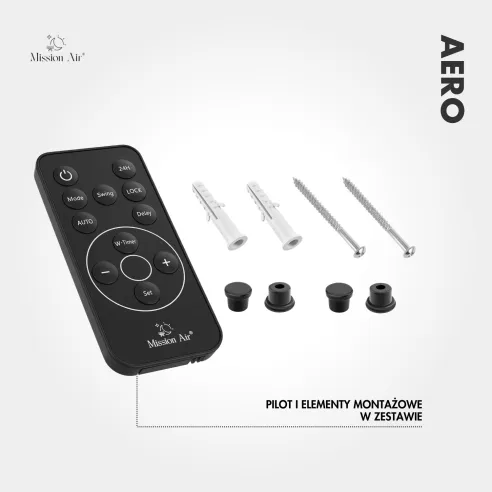 AERO 2000 W PTC Air Curtain | 54 cm, Black