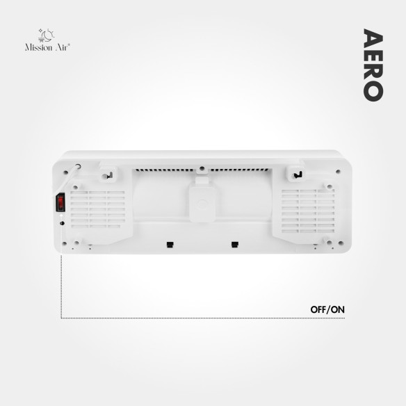 AERO 2000 W PTC Air Curtain | 54 cm, White