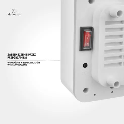 Kurtyna powietrzna AERO 2000 W PTC | 54cm, Biała