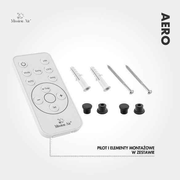 AERO 2000 W PTC Air Curtain | 54 cm, White