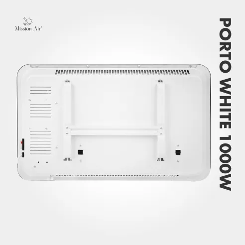 Grzejnik konwektorowy PORTO 1000 W | Elektryczny, Biały