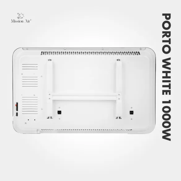 Grzejnik konwektorowy PORTO 1000 W | Elektryczny, Biały