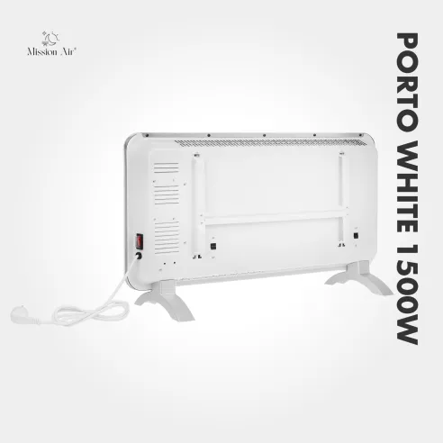 Grzejnik konwektorowy PORTO 1500 W | Elektryczny, Biały