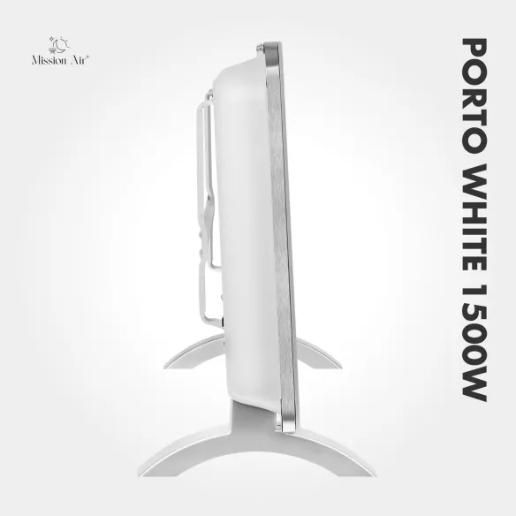 Grzejnik konwektorowy PORTO 1500 W | Elektryczny, Biały