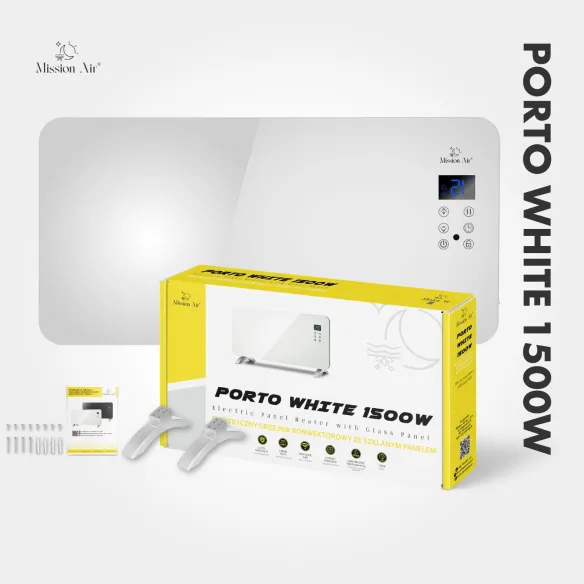 PORTO 1500 W Convector Heater | Electric, White