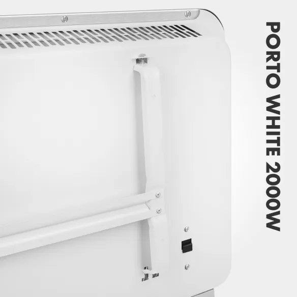 PORTO 2000 W Convector Heater | Electric, White