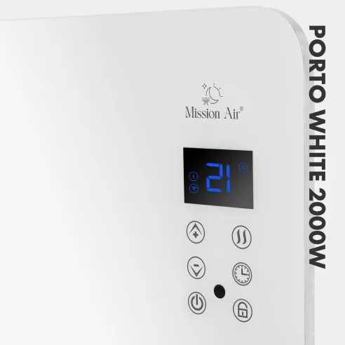 PORTO 2000 W Convector Heater | Electric, White