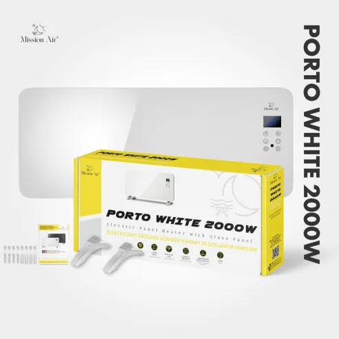 PORTO 2000 W Convector Heater | Electric, White