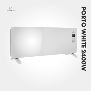 Grzejnik konwektorowy PORTO 2400 W | Elektryczny, Biały