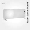 Grzejnik konwektorowy PORTO 2400 W | Elektryczny, Biały