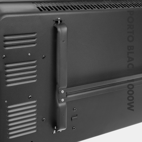 PORTO 1000 W Convector Heater | Electric, Black