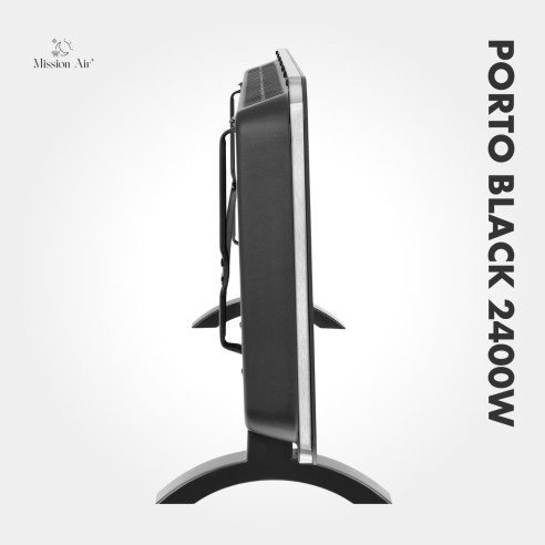 PORTO 2400 W Convector Heater | Electric, Black