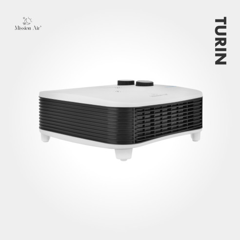 TURIN 2000 W Desk Fan Heater | Compact, White