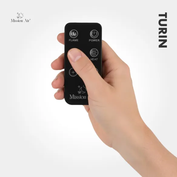 Termowentylator biurkowy TURIN 2000 W | Kompaktowy, Biały