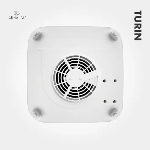 Termowentylator biurkowy TURIN 2000 W | Kompaktowy, Biały