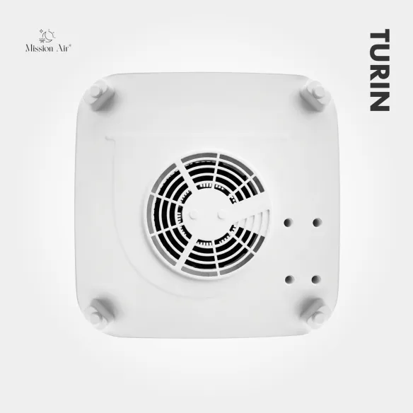 Termowentylator biurkowy TURIN 2000 W | Kompaktowy, Biały