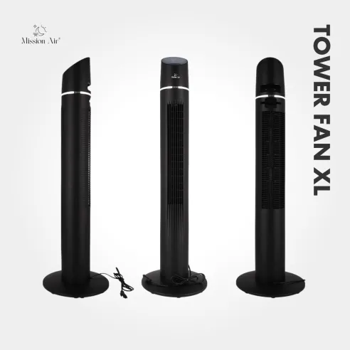 TOWER FAN XL 60 W Column Fan | Black