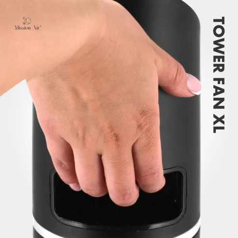 TOWER FAN XL 60 W Column Fan | Black