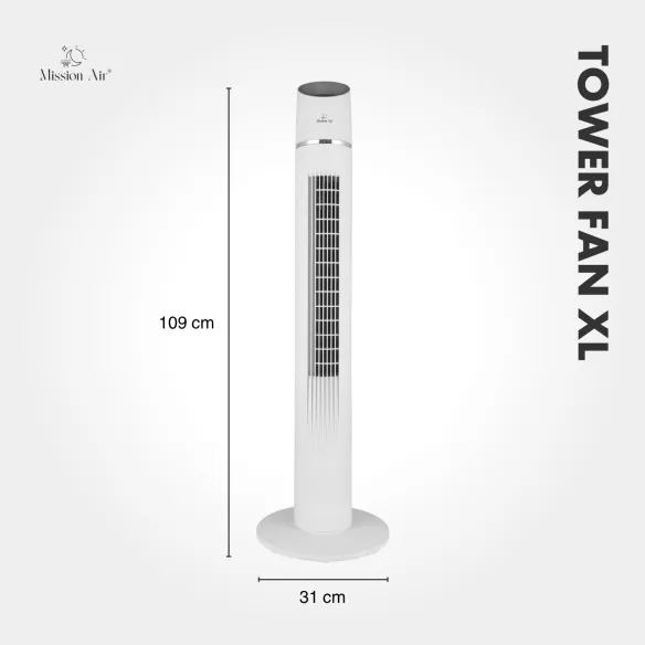 Wentylator kolumnowy TOWER FAN XL 60 W | Biały