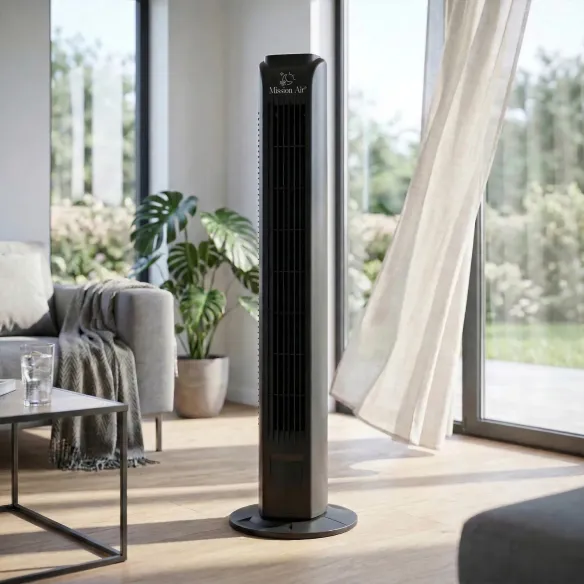 TOWER FAN 45 W Column Fan | Black