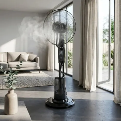 FAN MIST Cooling Fan with Water Mist | Cooling + Humidifying
